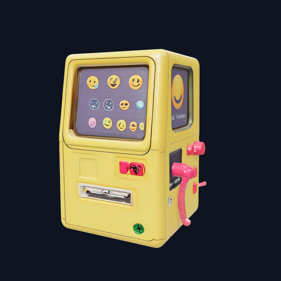 Retro Yellow Console model pack